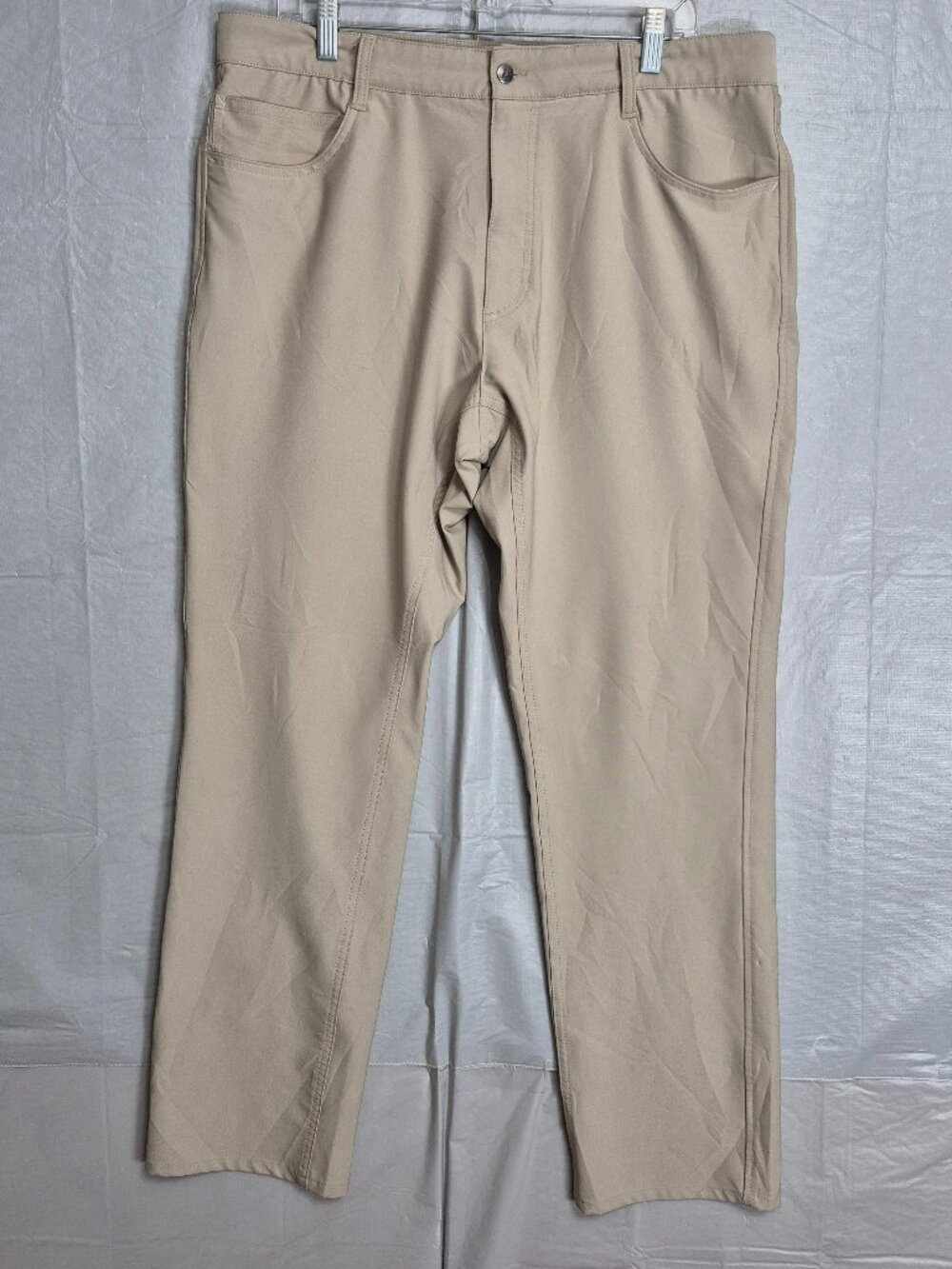 FootJoy Golf Pants Khaki Athletic Fit 38x32 Performance  Men’s NWOT - 0678